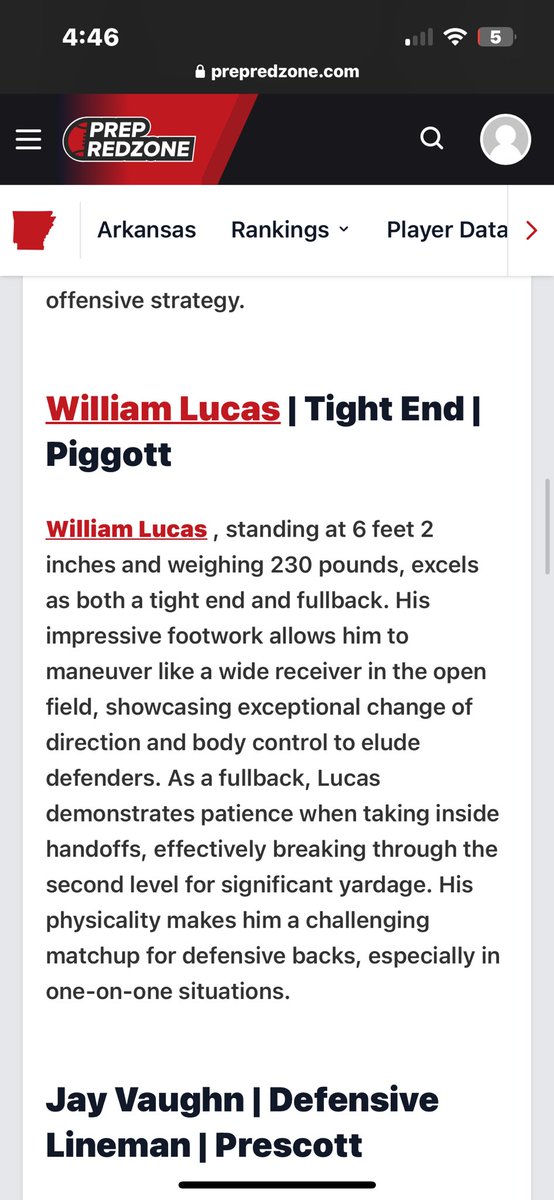 FBWilliam20's tweet photo. I appreciate the write up @duneganjace @PrepRedzoneAR @coltonedwardsFB 
Dm’s are open 📩
@RockPerkins52 @Beau_Gleason @matt_wilchinski https://t.co/iJo5c2OHwG