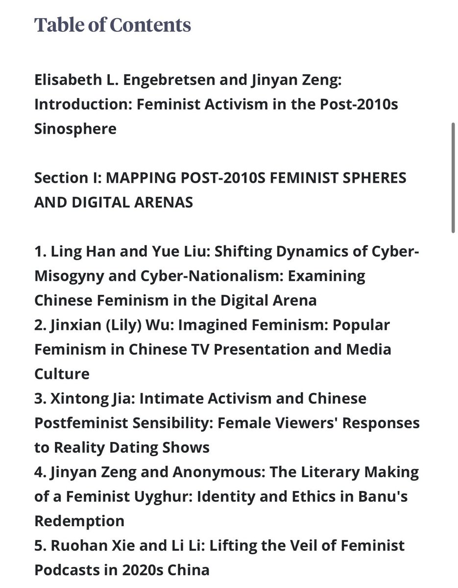 evaliumedia's tweet photo. Published today!

This book “examines a variety of urgent feminist issues in 21st-century China, including the #MeToo movement, online misogyny, feminism in popular media, and the experiences and rights of queer, trans and ethnic minority groups.” https://t.co/kuXfkE1xKw