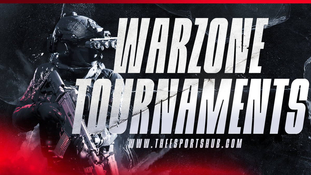 Our tournaments are coming back....

⏰ Starts Sunday at 8pm GMT / 3pm EST
⚔️ 2v2 Kill Race (Best of 3)
💰 $50 GTD prize

First two teams can join for cheaper entry! Join:
theesportshub.com/tournaments/15…

P.S. Custom Warzones are being built directly onto the website🤤