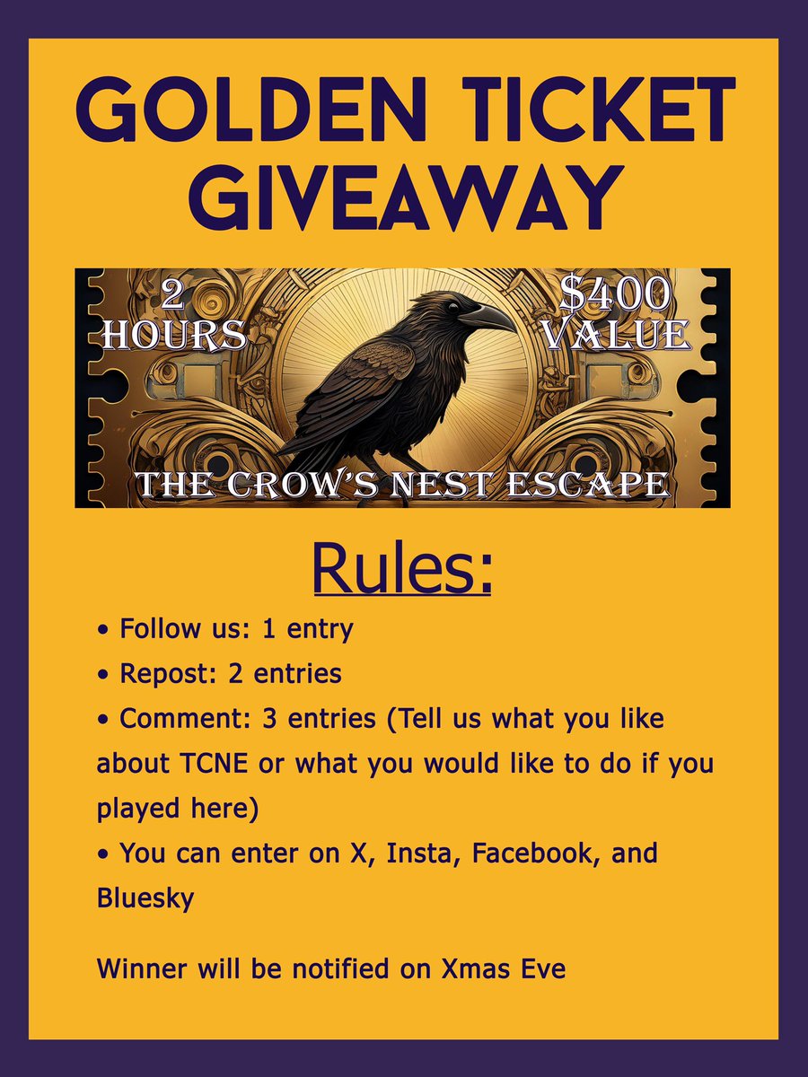 The Crow's Nest Escape tweet media