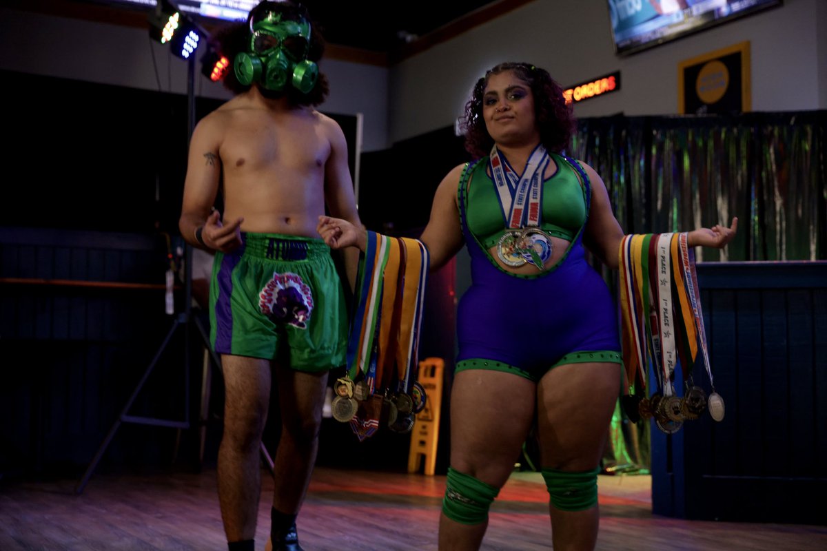 tanailysuplex's tweet photo. The Atomic Formula is ready to run it with EVERYONE &amp; ANYONE! Who wants next? Watch this full match now! Link in bio! ⚛️🤼‍♀️🏅 #AtomicFormula #SuplexQueen
#BrianAtomic #GoingForARide #GasEm #grappler #shooter #strikers #suplex #wrestling #prowrestling #tagteam https://t.co/UKTtM81Euf