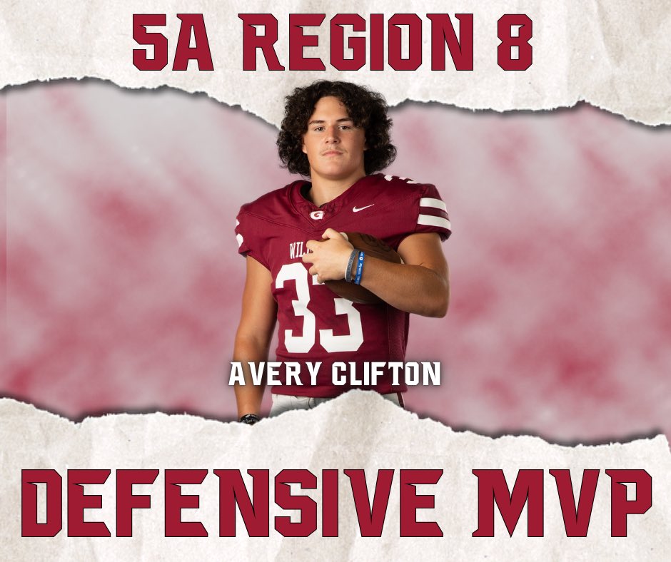 Congrat <a href="/GWildcatsfball/">GuntersvilleFootball</a> Region 8 Defensive MVP <a href="/AveryClifton33/">Avery Clifton</a>