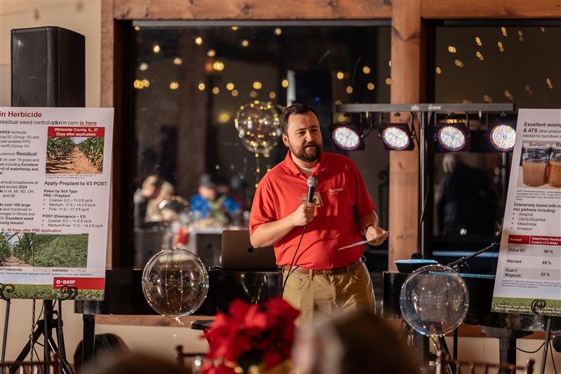 BASFAgProducts's tweet image. We're grateful to our retail partners who helped us celebrate the launch of Surtain™ Herbicide. Together, we're launching a new era of herbicide innovation—giving farmers the tools to attack weeds head-on for the 2025 crop year.
 
#BASFinAg #Surtain #Herbicide