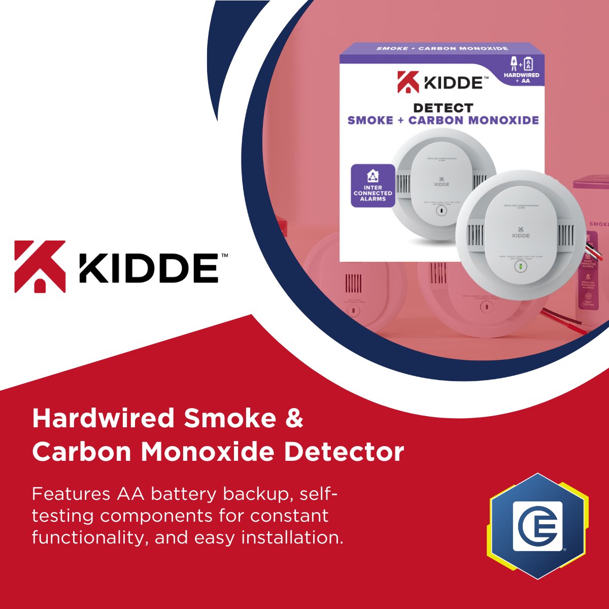 CrescentElectrc's tweet image. Experience a new standard of safety assurance with Kidde’s cutting-edge Hardwired Smoke &amp;amp; Carbon Monoxide Detector. 

This cutting-edge device is equipped with self-testing features, enhanced detection patented technology, and end-of-life notifications. ow.ly/442f50UqjRx