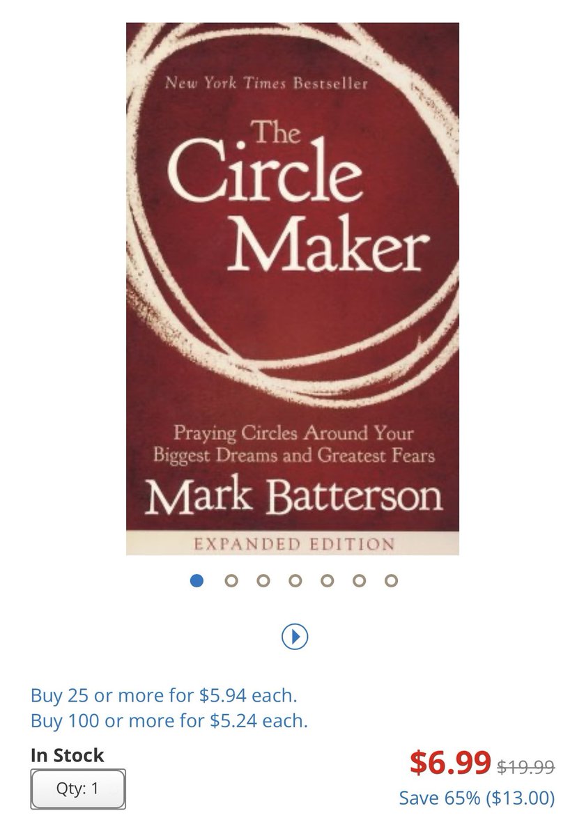 MarkBatterson's tweet photo. need some stocking stuffers? my friends @Christianbook have a special pre-Christmas SALE #TheCircleMaker #DrawTheCircle #PrayingCirclesAroundYourChildren here’s a link: https://t.co/jcQtyY1rgn https://t.co/4CwwFCc0MQ