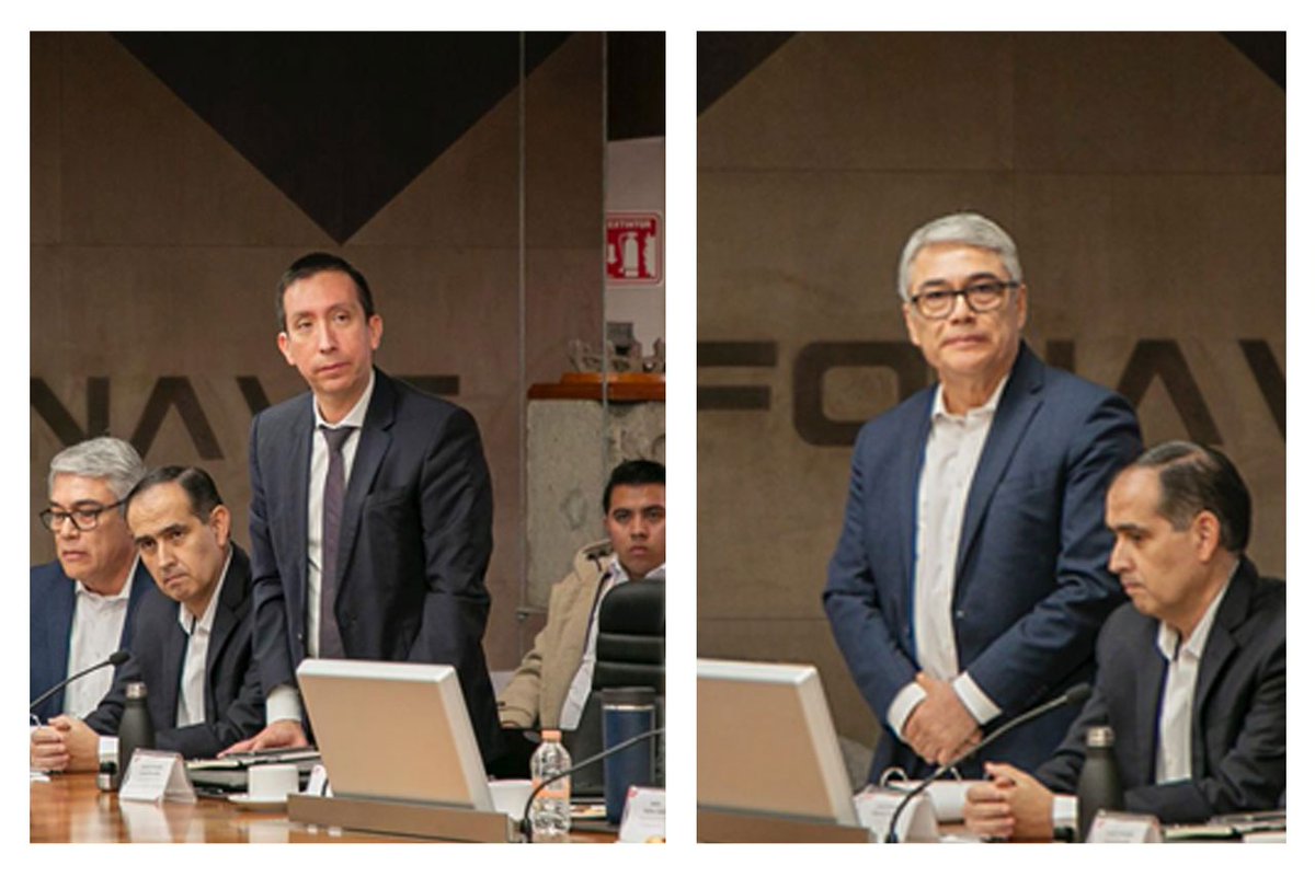 Infonavit's tweet photo. El Consejo de Administración del Instituto nombró a Carlos Fernando Cortez como subdirector general de Planeación Financiera y Fiscalización y a Jorge Luis Basaldúa como subdirector general de Crédito. Además, damos la bienvenida a Lucio Palacios y Mauricio Sahuí como delegados regionales de Jalisco y Yucatán, respectivamente. 
 
Los funcionarios tienen la encomienda de nuestro director general @OctavioRomero_O de continuar con la transformación para garantizar el derecho de las y los trabajadores a la vivienda digna y adecuada.
 
#2doPiso4T