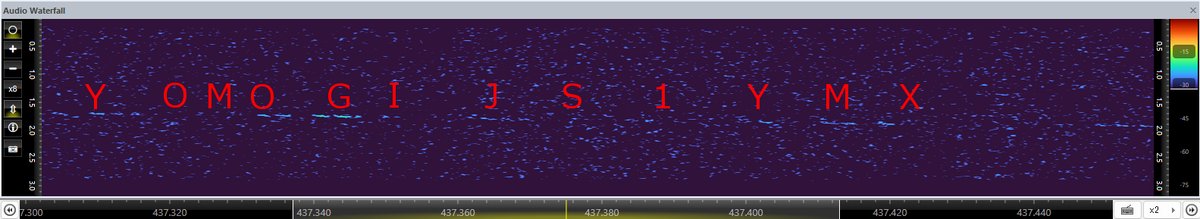 ji1pvv1's tweet image. @CitGardens #YOMOGI #SDRConsole
2024-12-13　07:23(JST)
ダントラの妨害を受けつつ何とか受信出来ました。