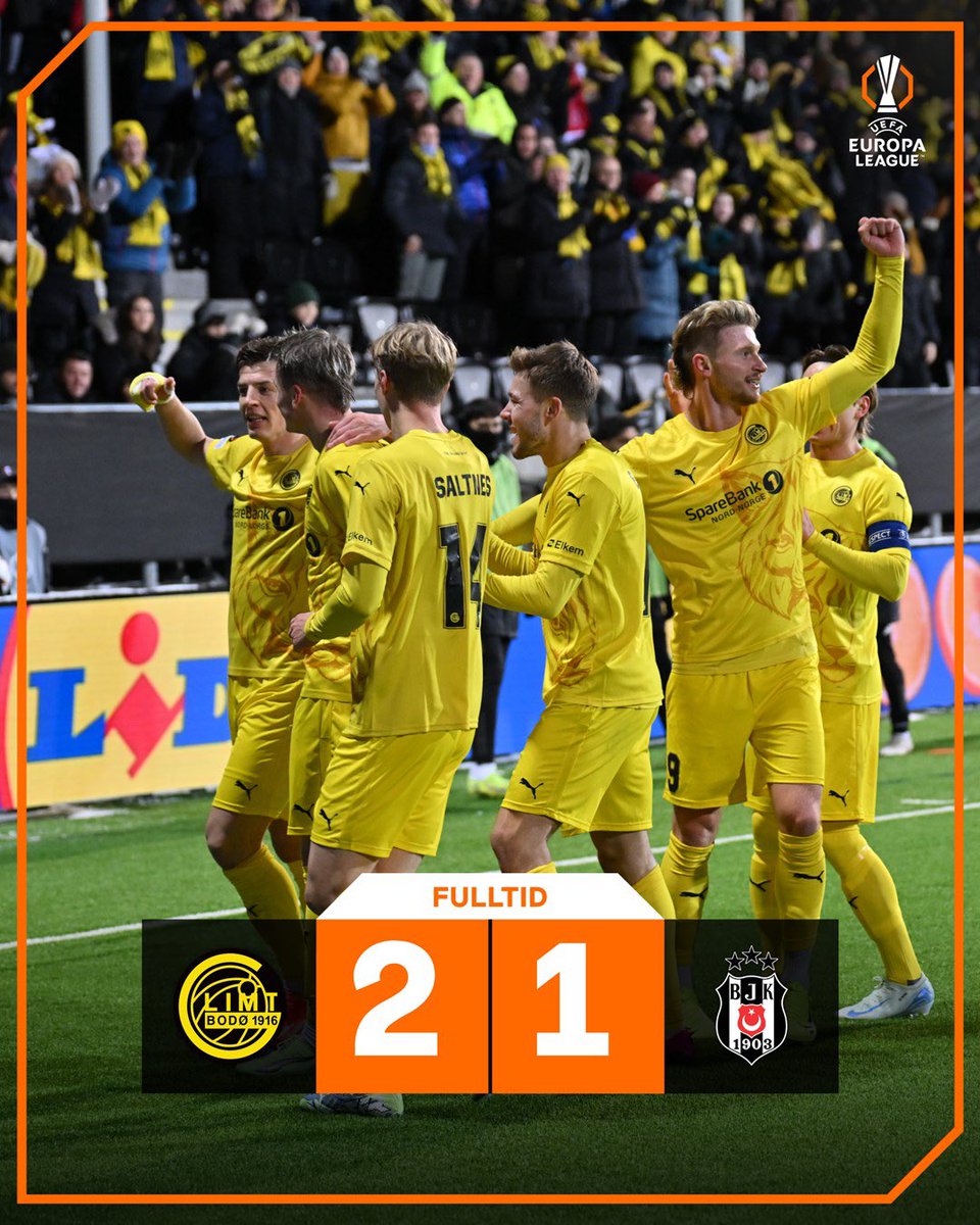 VICTOIREEEEE 💛

Nos joueurs s’imposent face à Besiktas grâce à des buts de Zinckernagel et Bjortuft et se rapprochent d’une qualification pour les 1/16 de finale de la compétition !

Rendez-vous désormais en 2025 pour les deux derniers matchs de cette phase de ligue !