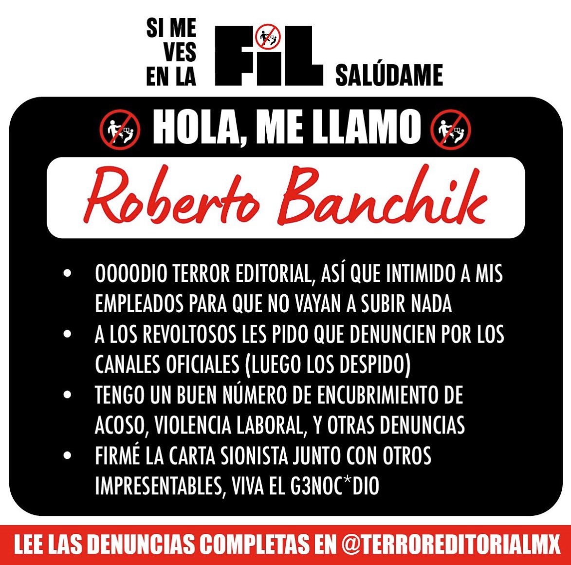 terroreditorial's tweet photo. Ya terminó la FIL pero nuestra luchita no se detiene y siempre es un buen día para recordar que esta fiesta solo es posible por todxs lxs colaboradorxs que conformamos la industria editorial. Está edición @penguinlibrosmx 🐧, directores editoriales con conductas deplorables y más https://t.co/K11XSQkeVg