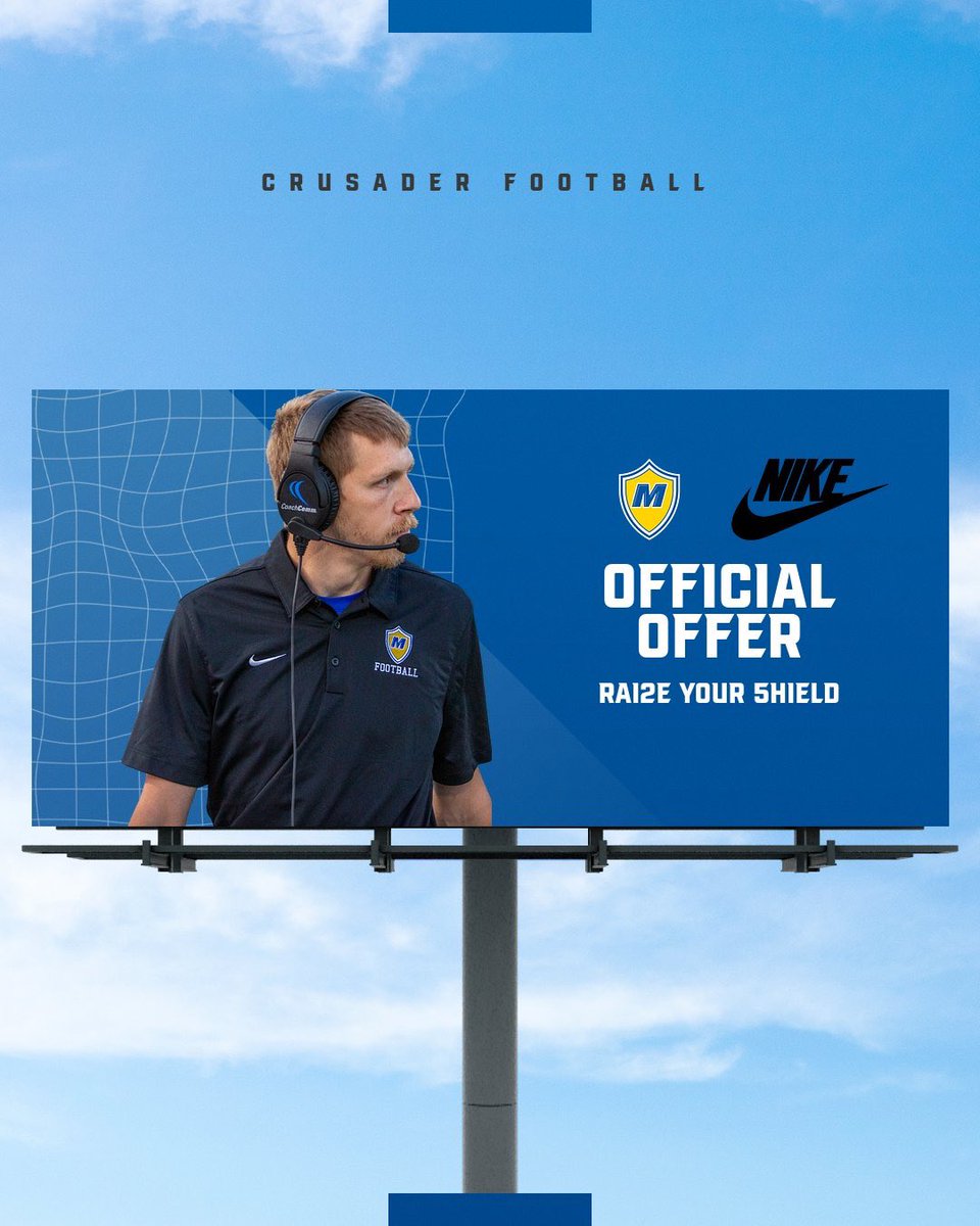 ZacharyKitchen2's tweet photo. After a great phone call with @MaximSmith18 I am Blessed to receive an offer from @MUCrusadersFB 
@MIexposure @PrepRedzoneMI @alex_pallone https://t.co/9Ol2oHDByJ