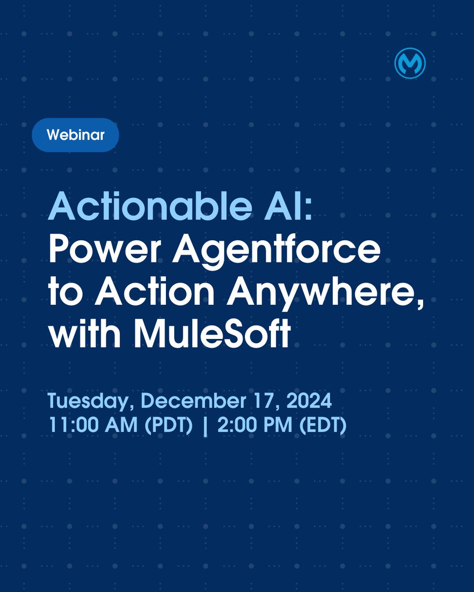 MuleSoft tweet media
