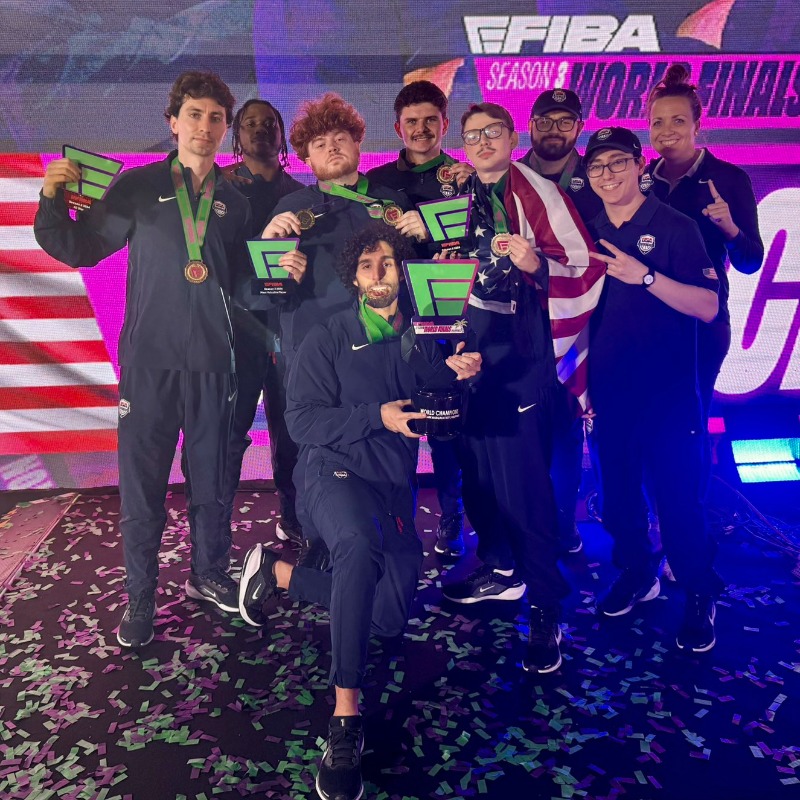 USABgaming's tweet photo. Another one 🏆

28 games. 28 wins. The perfect run. The 2024 eFIBA Season Three World Finals gold medal comes home. 

🇺🇸 #UnitedWeGame