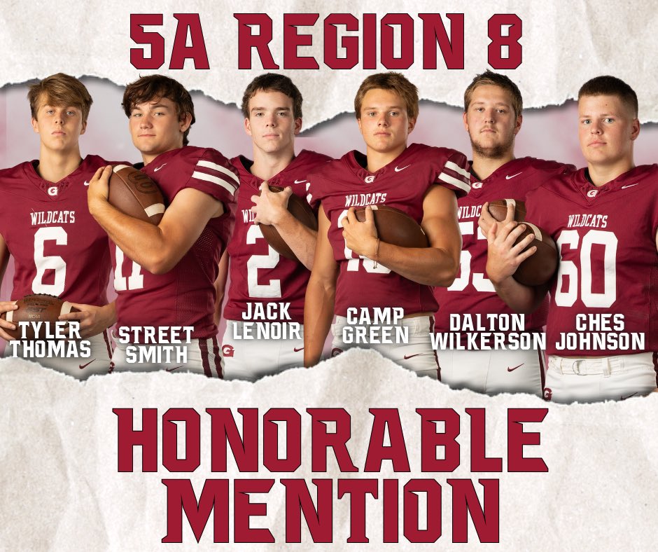 Guntersville City Schools Athletics (@guntersvilleath) on Twitter photo Congrats <a href="/GWildcatsfball/">GuntersvilleFootball</a> All Region Honorable Mention <a href="/tylerrthomas6/">Tyler Thomas</a> <a href="/jacklenoir07/">Jack Lenoir</a> <a href="/StreetSmith11/">Street Smith</a> Congrats <a href="/GWildcatsfball/">GuntersvilleFootball</a> All Region Honorable Mention <a href="/tylerrthomas6/">Tyler Thomas</a> <a href="/jacklenoir07/">Jack Lenoir</a> <a href="/StreetSmith11/">Street Smith</a>