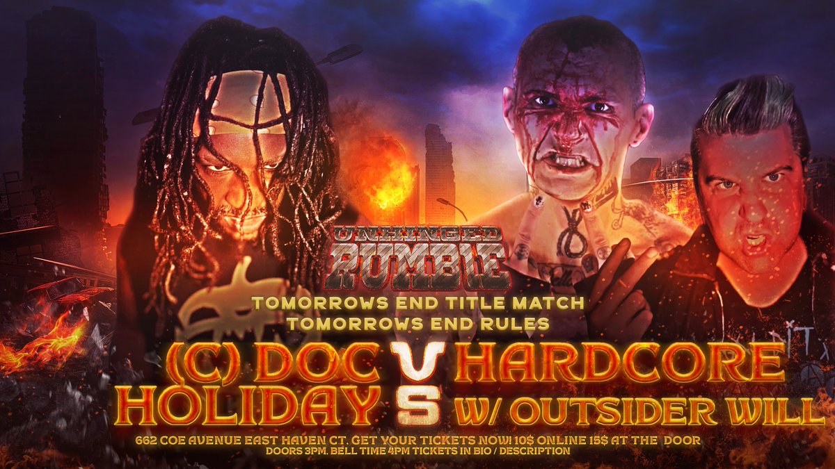 GabeSayersDW's tweet photo. WE GOT A MUST SEE WRESTLING SHOW HERE IN CT!!

GTS IS ROLLING UP TO CT,

WE GOT DEATHMATCHES, TITLE MATCHES, AND COMEDIANS!!

CHECK THE COMMENTS FOR TICKETS! https://t.co/R9jkvU2M1F