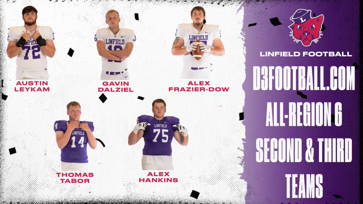 Nine Wildcats named to the D3Football.com All-Region 6 teams! 😼🏈👊

Full story: tinyurl.com/4mrf8hkv

#RollCats | #d3fb