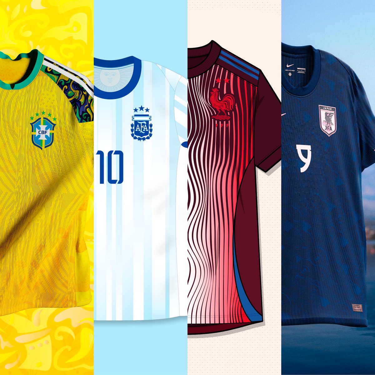 TORNEO DESAFÍO_FECHA 2_DESAFÍO SELECCIÓN NACIONAL
“El cambio inesperado”

Jurado invitado: 
<a href="/SETTPACE/">SETTPACE</a>
 
DISEÑAR CAMISETAS DE SELECCIONES NACIONALES QUE TIENEN UNA LARGA RELACIÓN CON CIERTAS MARCAS, PERO CAMBIÁNDOLAS POR LA MARCA DE COMPETENCIA DIRECTA

#VCup #TorneoDesafío
⬇⬇⬇