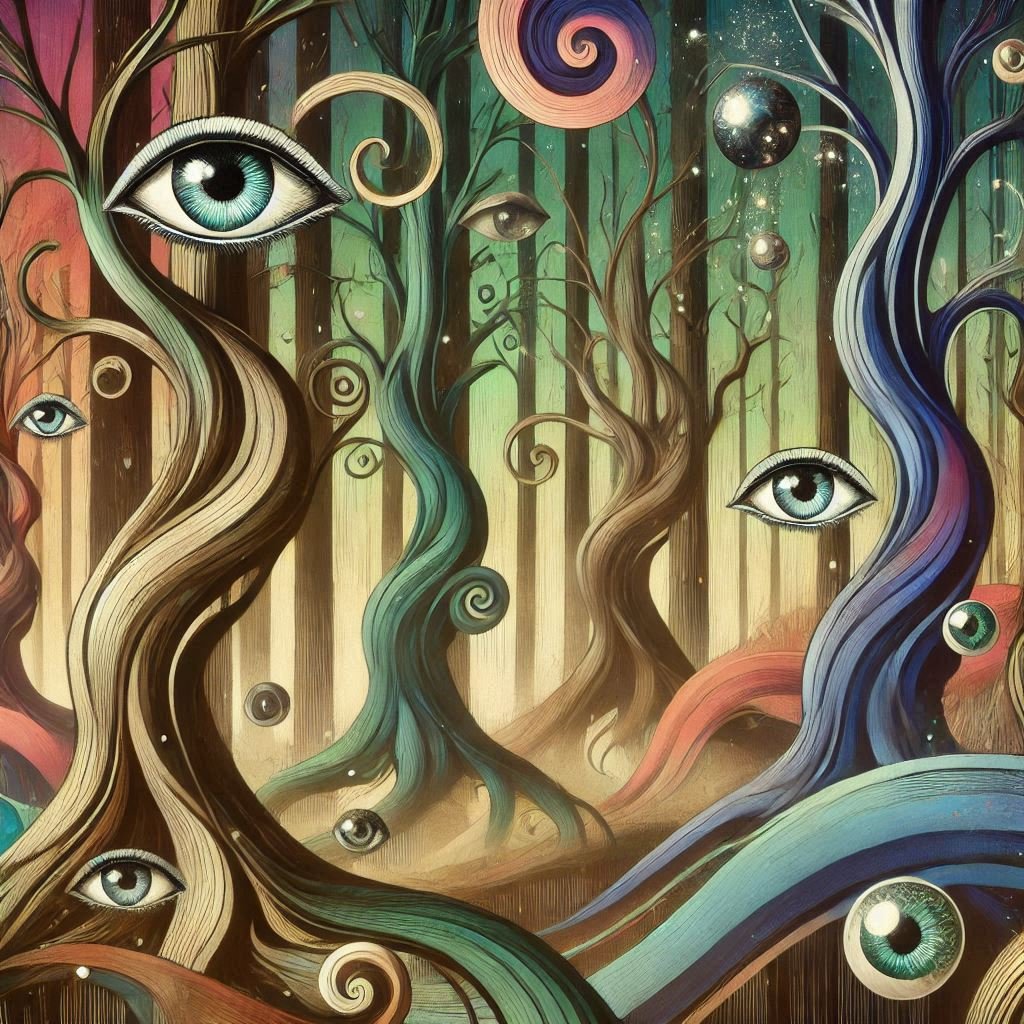 cel67540628's tweet photo. Art Nouveau forest with a Surrealist aesthetic #aiart #aiartwork #ArtisticAI #aiartcommunity #aiartworks #ai #art #generativeart https://t.co/UU85SHyx9Y