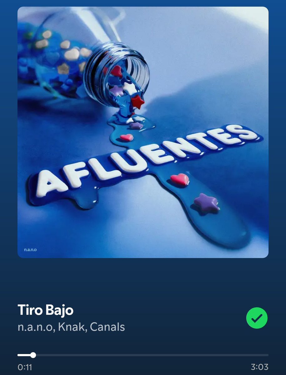 canalsupdates's tweet photo. "Tiró Bajo" OUT NOW 
junto al nuevo EP de n.a.n.o "AFLUENTES" 

otra vez el duo soltando fuego ❤️‍🔥 ✍️
@canalstri @kidknak

🇺🇾🇦🇷

🔗https://t.co/qOei1pTuNz https://t.co/65Xa25YGN0