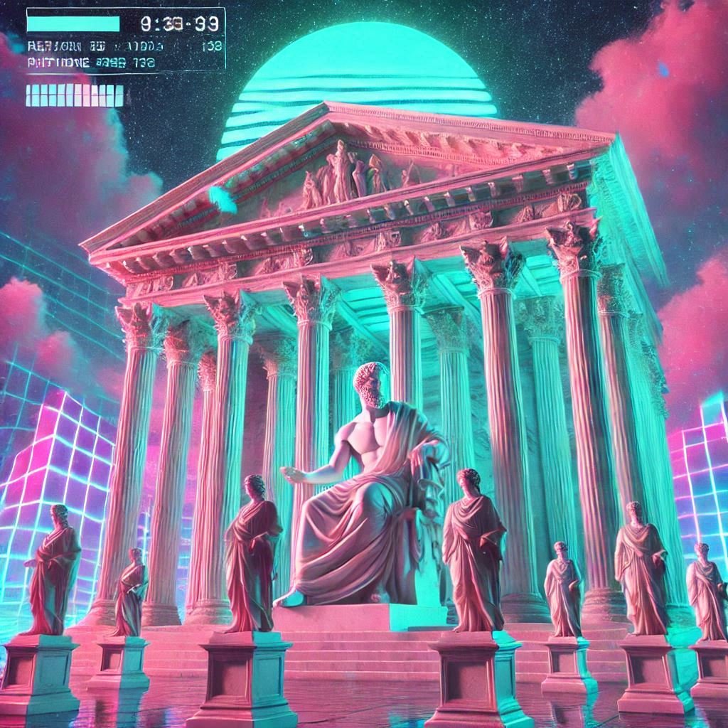 cel67540628's tweet photo. High Renaissance temple with a Vaporwave aesthetic #aiart #aiartwork #ArtisticAI #aiartcommunity #aiartworks #ai #art #generativeart https://t.co/nIwUkMk5JT