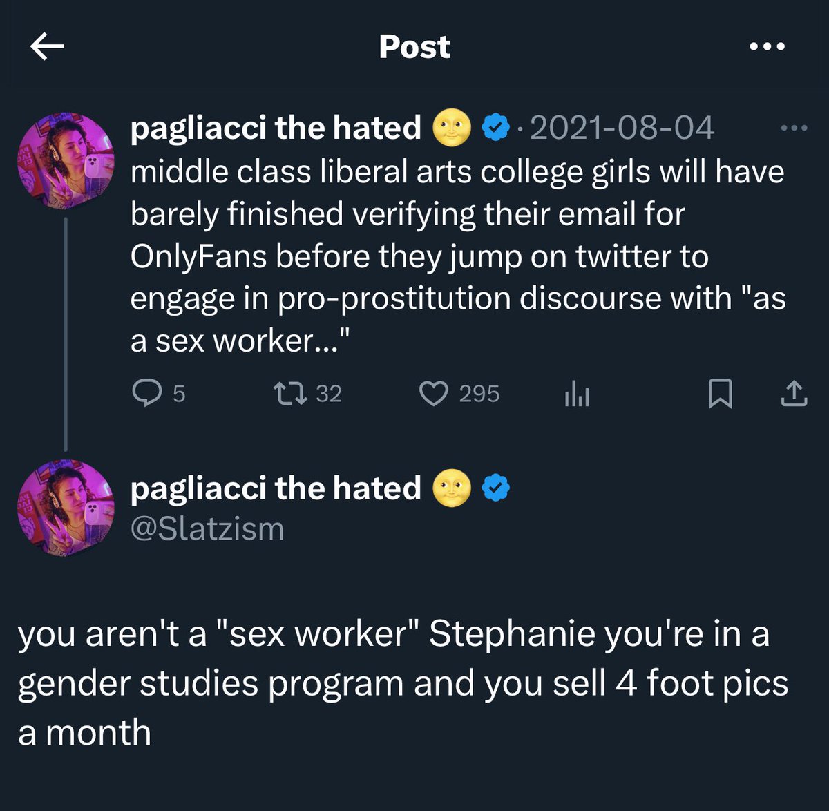 pagliacci the hated 🌝 tweet media