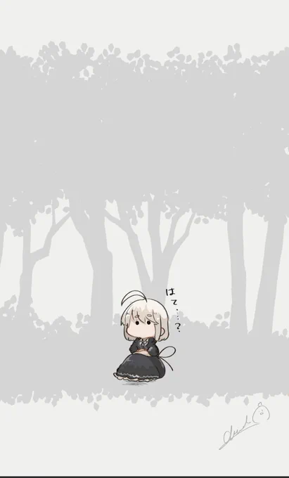 リトルマムが1人でいるとすっ飛んでくる異形頭悪魔です個人で楽しむ待受にどうぞ(   ᐕ)※商用利用禁止 