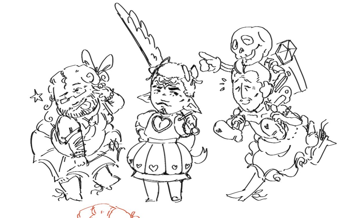 _2quilaSunrise_'s tweet photo. Some veilguard magical girls (and Gale Dekarios <3) https://t.co/EbBmXmWQU3