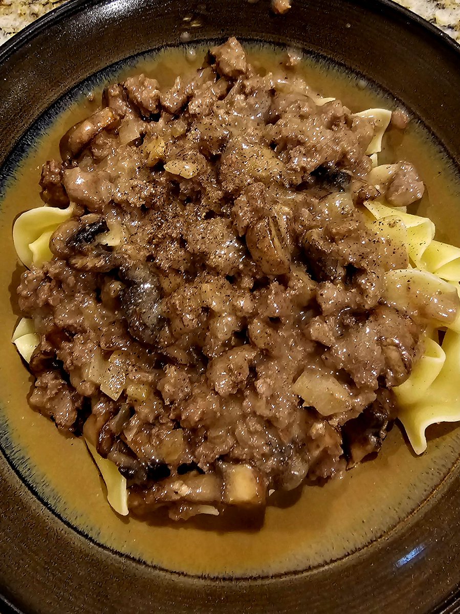 troutbum651's tweet photo. Wife hooked up some made from scratch Venison Stroganoff 🔥#fieldtoplate https://t.co/UDTQ3l3bu2