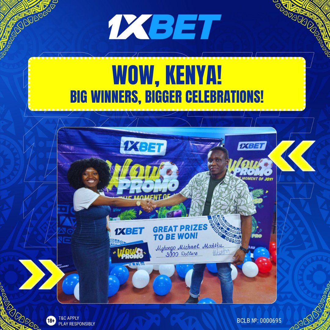 1xbetkenya_'s tweet photo. 🔥 $3,000 & iPhone 14 Pro: 1xBet WOW Promo Winners!
🏆 On Nov 29, #Nairobi hosted the awards ceremony for the 1xBet promo! Winners received $3,000 & iPhone 14 Pro.
🎁 A lottery also rewarded a Samsung Galaxy A15 & merch to lucky participants.
📲 Join #1xBet!
#WOWPromo https://t.co/N4bM1dLXTr