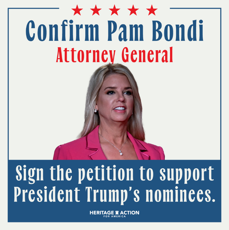 Heritage_Action's tweet photo. 📣 TAKE ACTION to support President Trump and his cabinet nominees!📣

SIGN the petition urging the Senate to swiftly confirm President Trump’s nominees so he can start delivering on the America First agenda from day one.