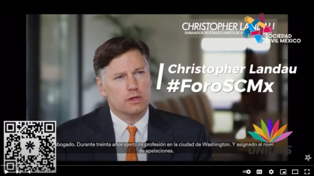SocCivilMx's tweet photo. ¡Felicitaciones a @ChrisLandauUSA  por su nominación como Subsecretario de Estado en 🇺🇸! 🙌 

Su experiencia y compromiso con la diplomacia han sido clave para fortalecer las relaciones 🇺🇸🇲🇽. Un honor bien merecido. ¡Éxito, Chris! 👏🌍

Reciente charla que tuvimos con Chris en #ForoSCMx. Acceso en YouTube: https://t.co/ydILVQkmwy

Acompáñanos por favor felicitando y compartiendo este mensaje.