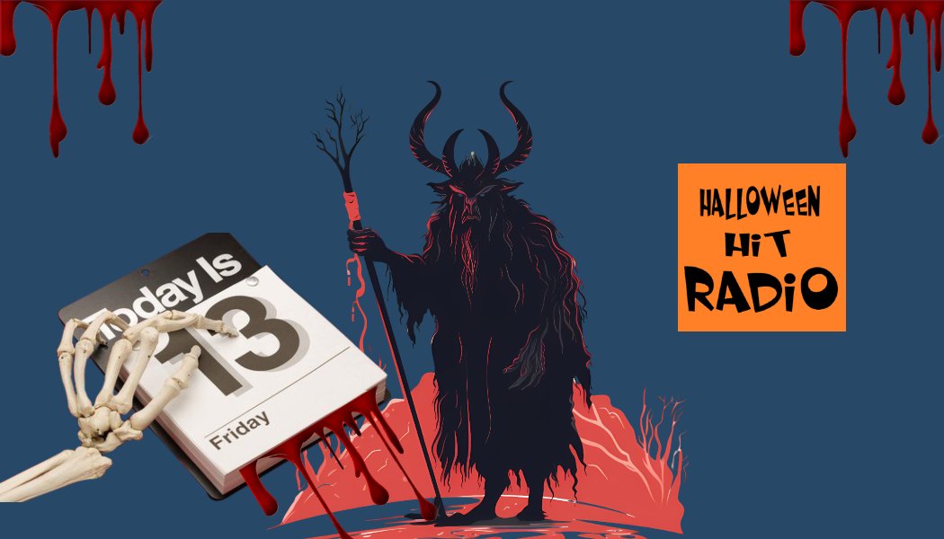 HalloweenHit's tweet photo. Ohh today is Friday the 13th which means bad luck on that day.
Be careful not that Christmas Krampus visits you and chases you away or eats you. He could come if you aren't good. Today, Friday the 13th🔪🩸👹
#fridaythe13th #krampus #halloweenhitradio #thescarytheradio https://t.co/I9LszsgGoF
