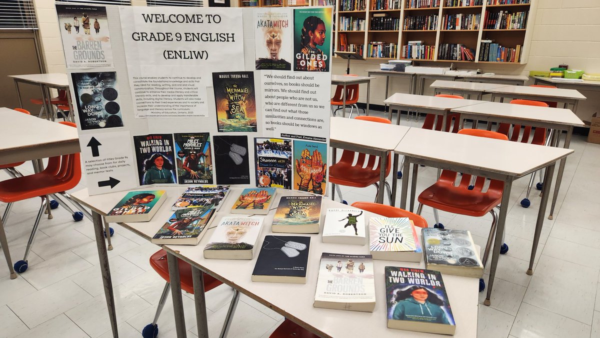 The English department is all ready for <a href="/MontcalmCougars/">Montcalm Cougars</a> Feeder School Night! ☕️