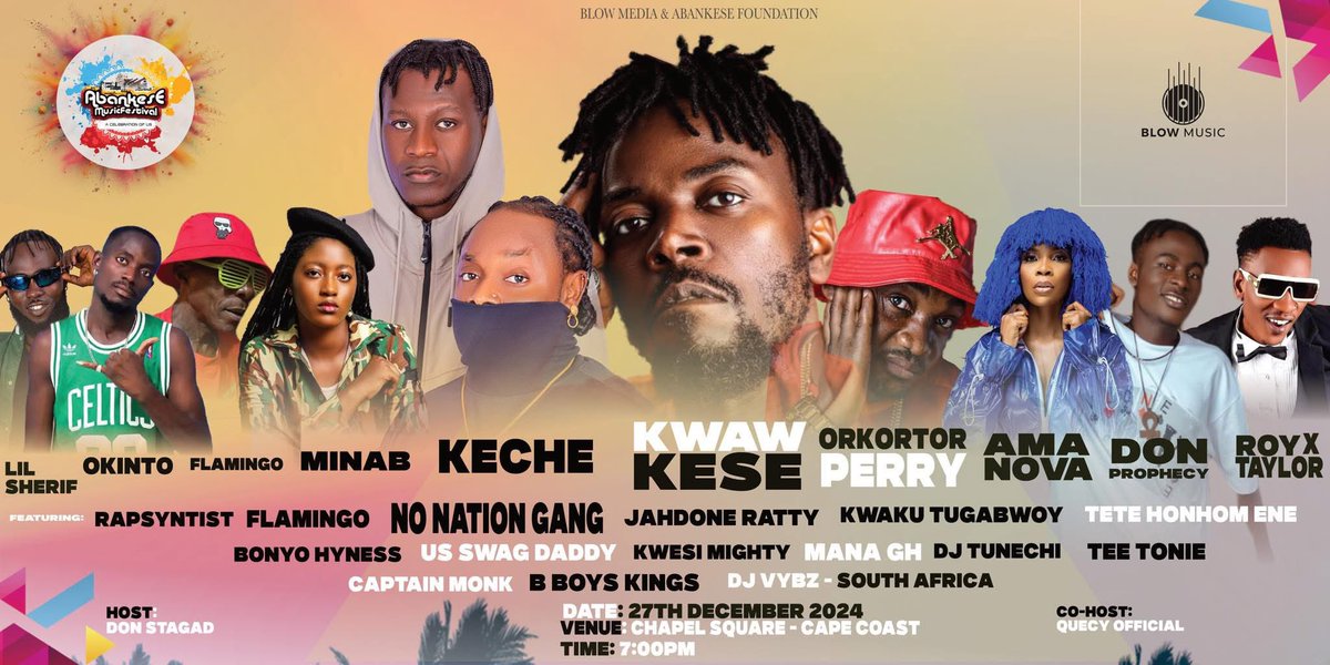 This December in cape coast …. ABANKESE FESTIVAL 2024 

#Abankesefestival Techiman / NDC / onana / #onana