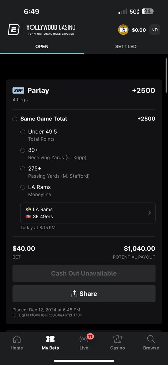NateDecenzi's tweet photo. Only thing I’m putting in tonight for TNF #TNFonPrime #NFL 

Let’s Cash✅✅✅✅ https://t.co/puzGsX3ZmC