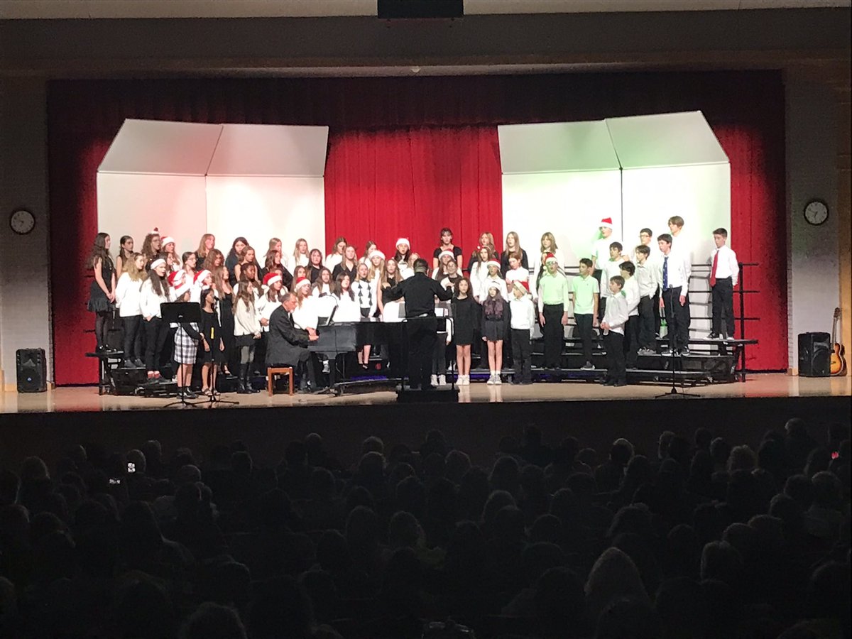 CVMS Holiday Concert amazing 6 choir and 7/8 choir <a href="/larrydake/">Dr. Larry Dake</a> <a href="/CVCSDWarriors/">CV Schools</a>