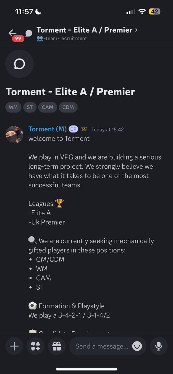 Looking for players for next season 
If your interested click on the link below to join our discord ‼️

discord.gg/SB8hZJv6