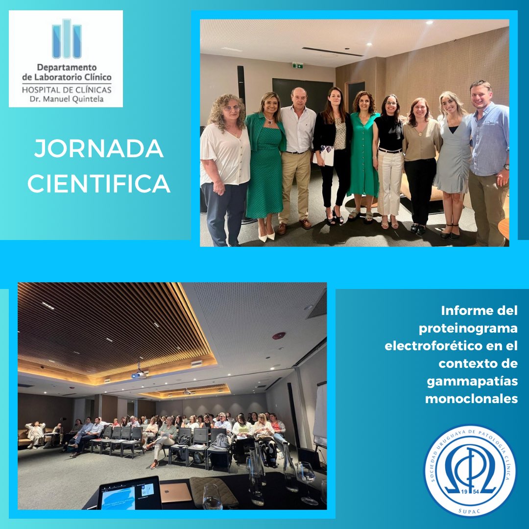 laboratorio_HC's tweet photo. 💠 Un poco de lo que fue la jornada científica acerca del Informe del proteinograma electroforético en el contexto de gammapatías monoclonales 

Gracias a todos los participantes por haber hecho de esta Jornada un éxito!!! https://t.co/mqxrJz1iNG