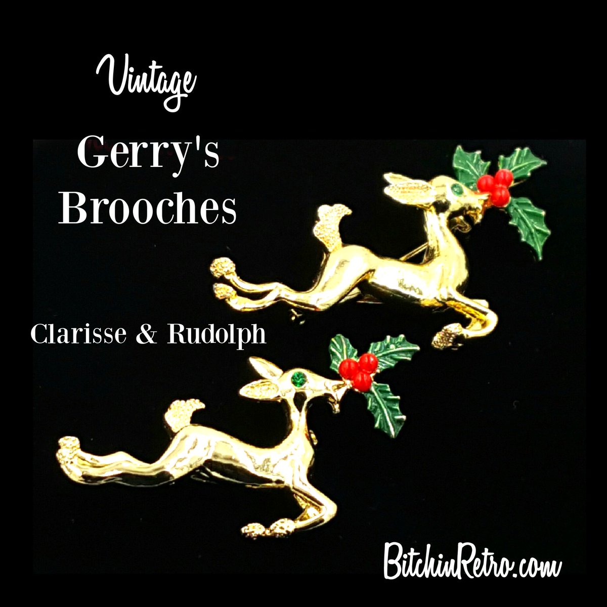 RetroCEO's tweet image. #Vintage #Gerrys #reindeers, one more muscular than the other. Perhaps marketed in different years or perhaps just made for each other. Clarice is a "book piece." #Rudolph is not published but is happy for #Clarice. No jealousy whatsoever.

#bitchinretro

bitchinretro.com/products/retro…