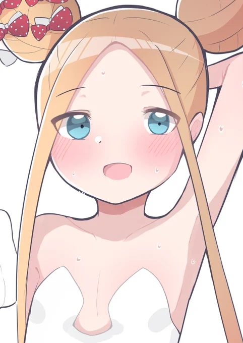 アビーちゃん描いてる