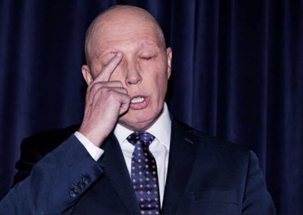JayJay91341991's tweet photo. Dutton’s nuclear fantasy is a dud.
Just like him. 🥔🤡🙄
#auspol #Thug #LNPRorts @PeterDutton_MP https://t.co/7qoa3e29Vp