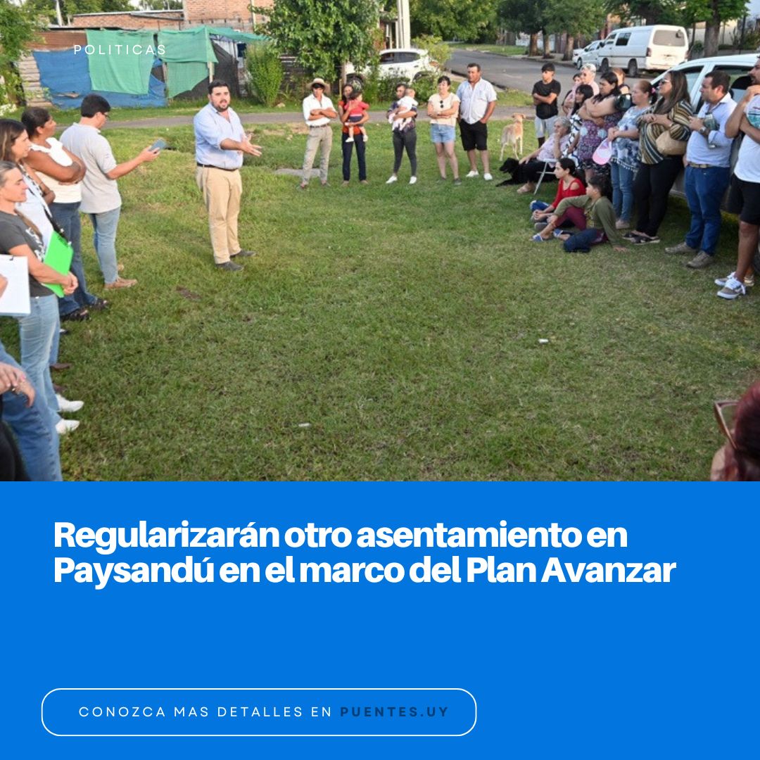 El gobierno y las Intendencias departamentales siguen avanzando en la concreción de unidades habitacionales en el marco del Plan Avanzar.
puentes.uy/post.php?id=20…