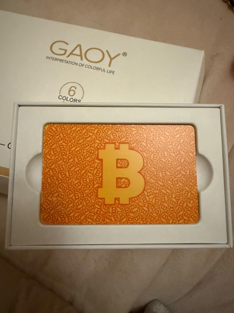 Loving my new btc edition <a href="/Tangem/">Tangem</a> wallet. Tangem is one of the most user friendly wallet out there, i’m using my kind of wallet for multiple purposes, but <a href="/Tangem/">Tangem</a> is my go to day to day uses wallet. #WhyTangem