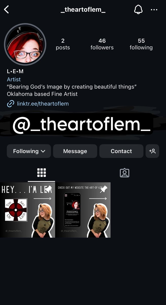 theartoflem's tweet photo. If you’re on Instagram go ahead and give me a follow! Link in Bio.

***Subtle Rant Warning***

I’ve struggled as an artist for a long time for a number of reasons that I don’t care disclose in one X post.  Just know that I’ve had one crisis after another that’s caused me to nearly give up on art numerous times.

I’ve tried Instagram multiple times since 2018 and had great success with it in regard to promoting my work.  However, that constant internal struggle (and many external struggles really) and perpetual fear of failure has held me back from progressing past a point.

So at some point in 2023 I took a break from all social media.  I started a full time career job in my area and devoted myself to that, as well as looking inwardly and fixing these issues I’ve had.

I’ve spent many days and nights asking myself “Why?” Why do I keep failing? Only to come to the inevitable conclusion that the fear of failure is ultimately what has held me back.

This world we live in is broken and this life is messy.  Nothing apart from Christ our Lord is perfect and in this life we will hit bumps and make mistakes; sometimes huge shortcomings.

However, because that is the common human experience, the conclusion we must make is that we only truly fail if we don’t try at all.  The greatest success stories in all of life are riddled with mishaps, mistakes and blunders.  But when you push through and keep stepping you’ll find the finish line you’ve toiled for is at the end of it all. 

You only lose the race if you sit down in the middle of the track and forfeit.

So all of that to say, I’m giving Instagram — and all social media excluding Facebook — another try in this upcoming year.  

I’m not going to quit simply because I’m afraid I’ll mess up or fail.  Because I will mess up, but if I quit when I make a mistake, that is failure,

So if you want to join me on my art journey through the end of the world —because this world sure is going crazy right now — then please follow me and keep up with that progress here and on Instagram and rumble.

Much love to the few of you who see… God bless and Coram Deo.

#art #Christmas2024 #ChristIsKing