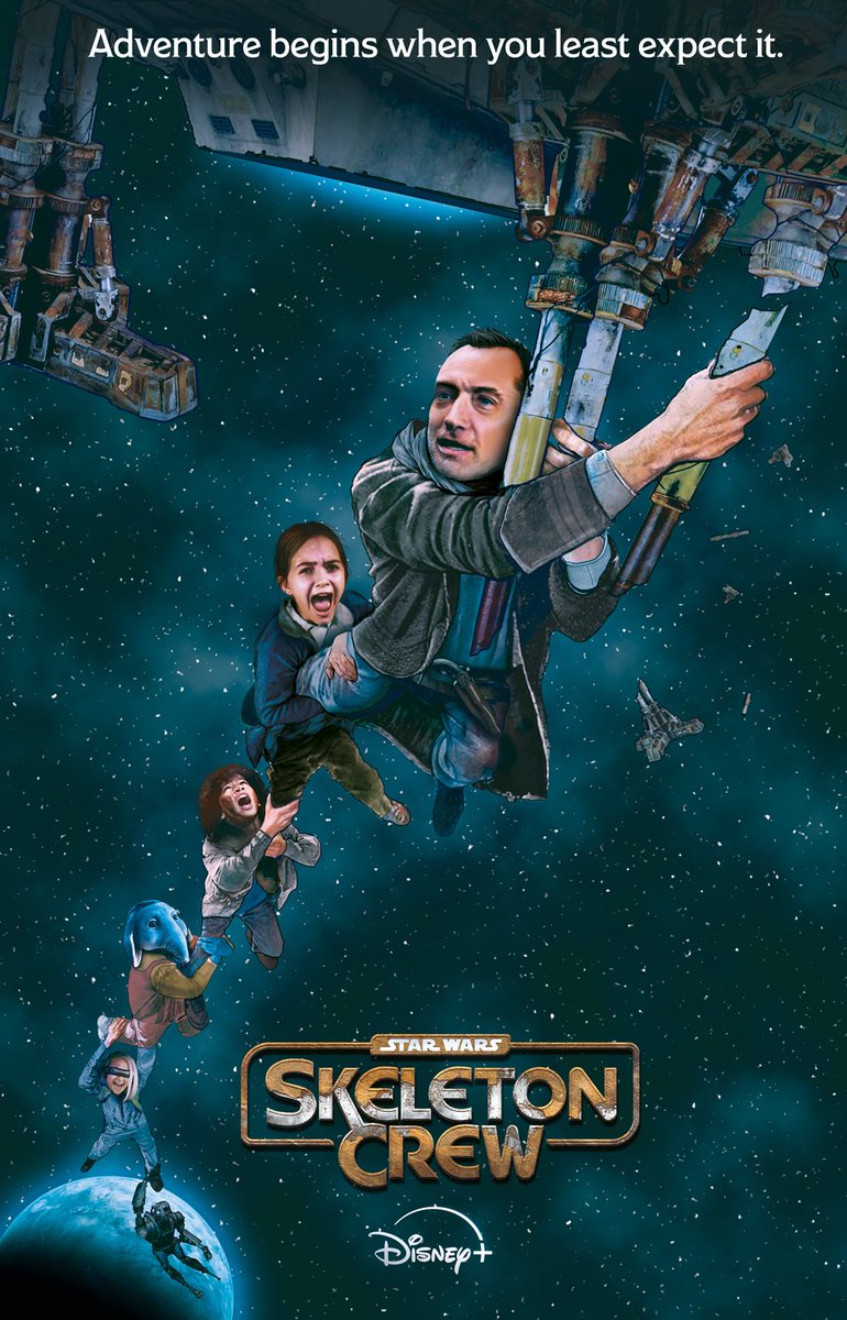 ollieB0yd's tweet photo. A Goonie inspired poster for a Goonies inspired show. Love this damn show! ❤️ #StarWars #SkeletonCrew #goonies
@BryceDHoward https://t.co/QR9277wJ3C