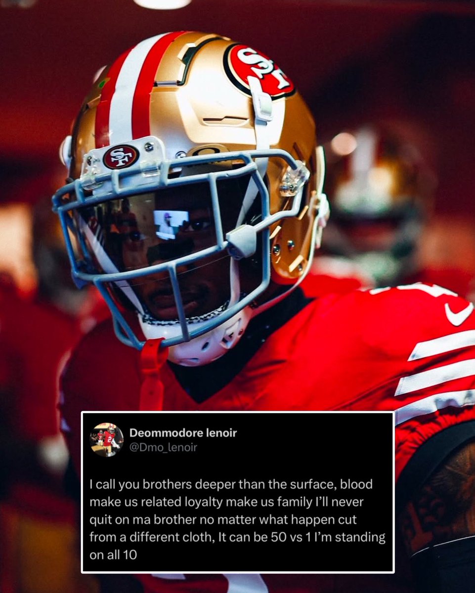 #49ers CB Deommodore Lenoir kept it a buck 😤