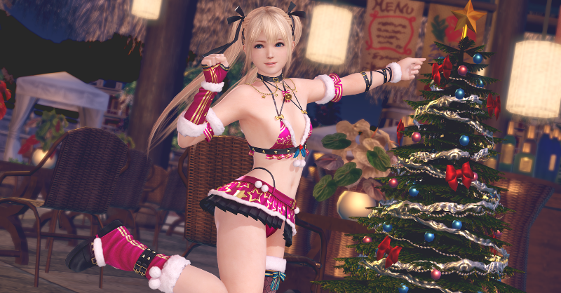 doax_vv_staff's tweet photo. 【新クリスマスコーデ登場🎄】

今年のクリスマスはSSR水着『メリクリ☆スターライト』が登場🎉

星模様いっぱいのギャル可愛い「ビキニサンタ」風の水着で、明るくて楽しいクリスマスにしよう🎄

期間中ログインで、最大70連分のガチャチケットがもらえるよ💖

12/27 (金) 11:59 まで♪
#DOAXVV
