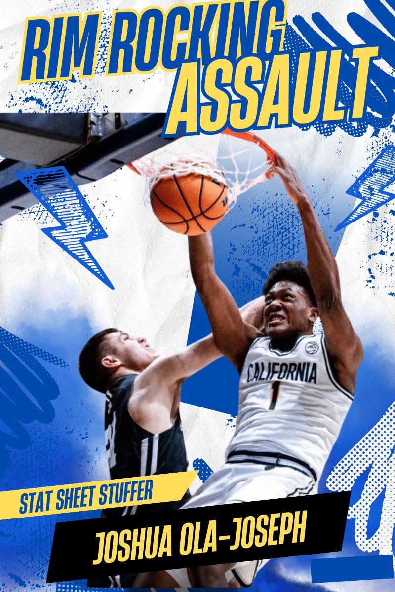 hoopdreams ๐ป๐๐ (@hoopdreams1000) on Twitter photo <a href="/show_time_josh/">Joshua Ola-Joseph</a> breakout game โก๏ธ 7-11 (63%) shooting โก๏ธ 5-7 treys โก๏ธ 8 boards โก๏ธ 1 asst, 1 steal โก๏ธ
...and he's only just starting โก๏ธโก๏ธโก๏ธ
<a href="/CalMBBall/">Cal Basketball</a> <a href="/theACC/">The ACC</a> #Cal #Hoops #Calgorithm #GoBears ๐ป <a href="/show_time_josh/">Joshua Ola-Joseph</a> breakout game โก๏ธ 7-11 (63%) shooting โก๏ธ 5-7 treys โก๏ธ 8 boards โก๏ธ 1 asst, 1 steal โก๏ธ
...and he's only just starting โก๏ธโก๏ธโก๏ธ
<a href="/CalMBBall/">Cal Basketball</a> <a href="/theACC/">The ACC</a> #Cal #Hoops #Calgorithm #GoBears ๐ป