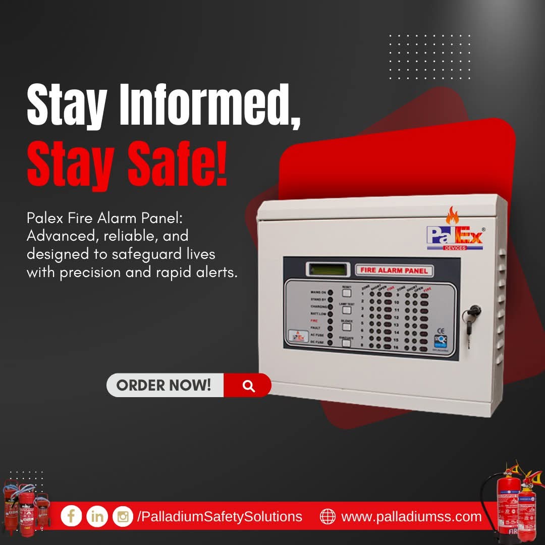 SafetyPalladium's tweet photo. Stay Informed, Stay Safe!

Palex Fire Alarm Panel: Advanced, reliable, and designed to safeguard lives with precision and rapid alerts.

#Palex #PalladiumSafetySolutions #FireSafetySolutions #FireSafety #fireprevention #FireProtection #firedetectionsystem #FireAlarmPanel https://t.co/H4mNAns7JK