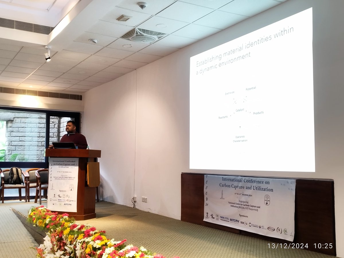 ICCCU (@icccu123775) on Twitter photo Today’s lecture by Prof. Chinmoy Ranjan from <a href="/iiscbangalore/">IISc Bangalore</a> shed light on “CO2 reduction on solid oxide electrodes: Understanding activation and deactivation phenomena”. Elaborating the process that can produce absolute CO selectivity.
#Science #innovative
<a href="/jncasr/">JNCASR Bangalore</a> <a href="/SCPGroup1/">SCP Group</a> Today’s lecture by Prof. Chinmoy Ranjan from <a href="/iiscbangalore/">IISc Bangalore</a> shed light on “CO2 reduction on solid oxide electrodes: Understanding activation and deactivation phenomena”. Elaborating the process that can produce absolute CO selectivity.
#Science #innovative
<a href="/jncasr/">JNCASR Bangalore</a> <a href="/SCPGroup1/">SCP Group</a>