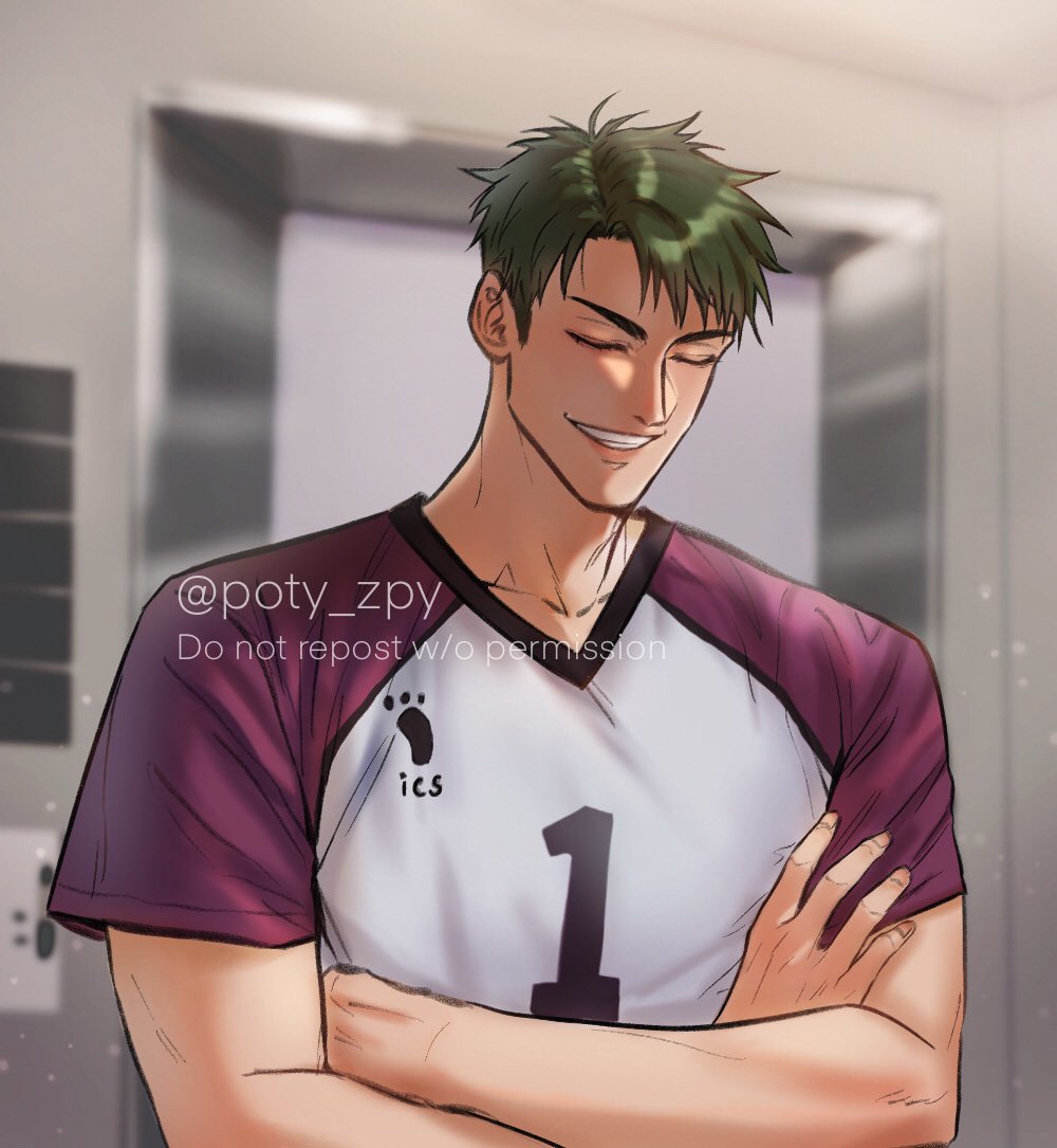 poty_zpy's tweet photo. Ofc it's gotta be smiling broad-shouldered ushijima🥺🫶 https://t.co/CxXbJPeVpj
